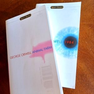 2 BOOKS-1984  by GEORGE ORWELL /ANIMAL FARM by GEORGE ORWELL